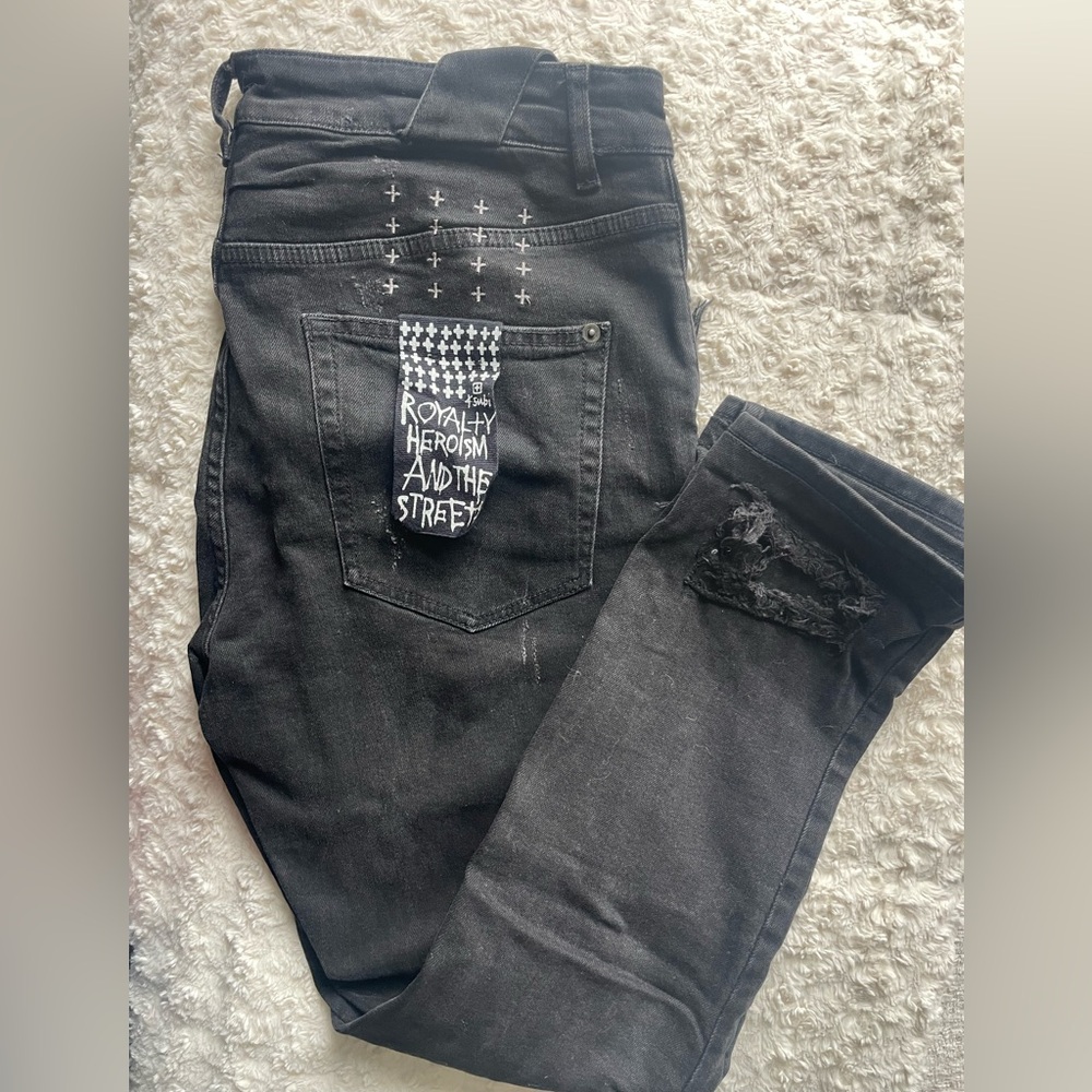 KSUBI Chitch Fit Jeans in Boneyard Black